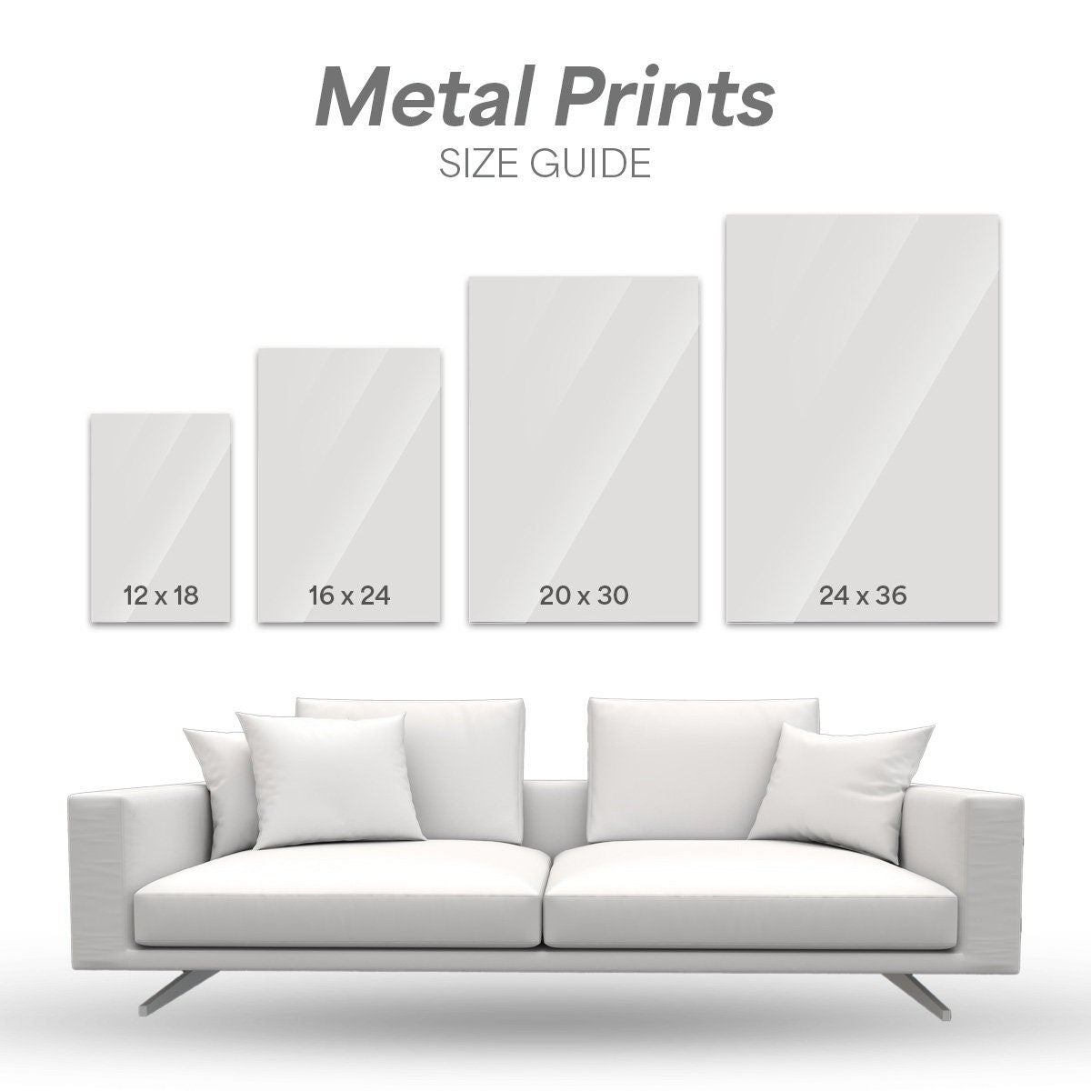 Blue & White Indigo Floral Botanical Minimalist Fine Art Metal Wall Glossy Large Aluminum Print Decor Modern Contemporary Coastal Painting 2