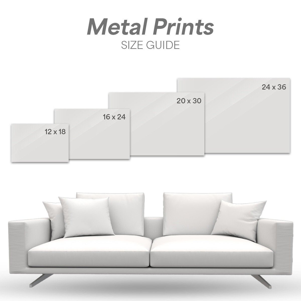 Color Block Metal Wall Art Earth Tone Abstract Minimalist Neutral Glossy Large Aluminum Print - Home Decor Accent Modern Contemporary Painting