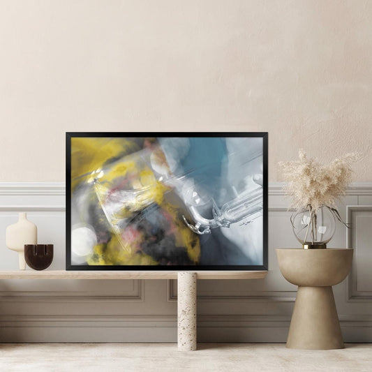 Abstract Trumpet Canvas Print: Modern Jazz Music Wall Art