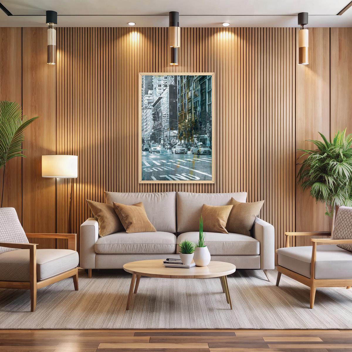 Abstract Urban City Canvas Print: Modern New York City Wall Art, Framed Options Available