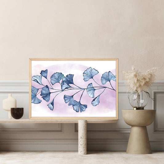 Modern Floral Canvas Wall Art - Colorful Botanical Home Decor, Nature Inspired Framed Artwork
